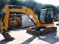 Rupsgraafmachine jcb 8056 diesel 55.7pk 2009