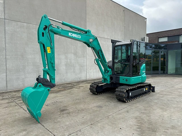 Rupsgraafmachine kobelco sk55sr-6 diesel 2016 - afbeelding 1 van  1