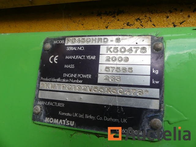 Rupsgraafmachine komatsu pc450hrd-8 - afbeelding 4 van  32