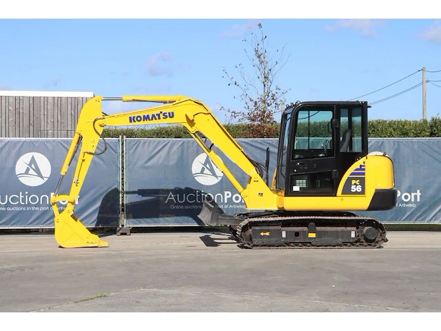 Rupsgraafmachine komatsu pc56-7 diesel 34kw - afbeelding 1 van  1