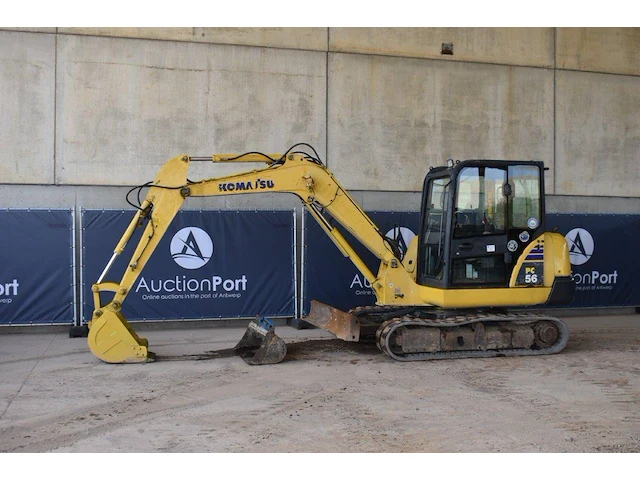 Rupsgraafmachine komatsu pc56 diesel - afbeelding 1 van  1