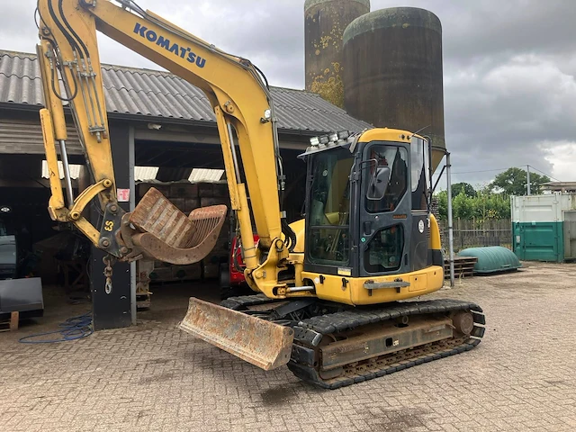 Rupsgraafmachine komatsu pc80 diesel 2012 - afbeelding 1 van  1