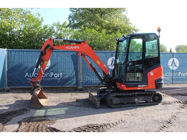 Rupsgraafmachine kubota kx027-4 diesel 17.5kw 2018 - afbeelding 1 van  1