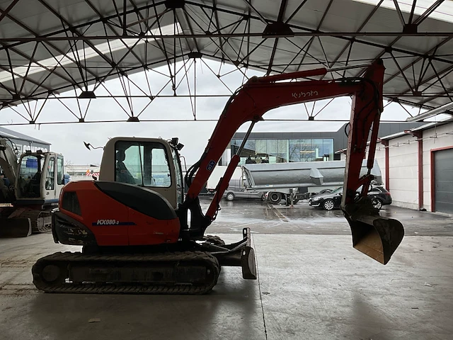 Rupsgraafmachine kubota kx080-3 - afbeelding 32 van  34