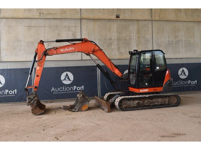 Rupsgraafmachine kubota kx080 diesel - afbeelding 1 van  1
