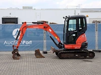 Rupsgraafmachine kubota u25-3eu diesel 21pk 2013 - afbeelding 1 van  1