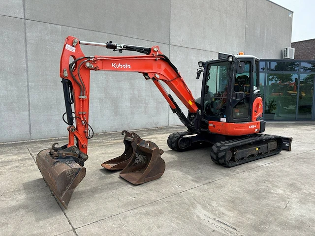 Rupsgraafmachine kubota u55-4 diesel 2016 - afbeelding 1 van  1
