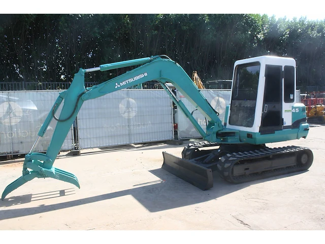 Rupsgraafmachine mitsubishi mm45 diesel - afbeelding 1 van  1