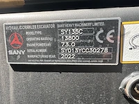 Rupsgraafmachine sany,2022 - afbeelding 3 van  17