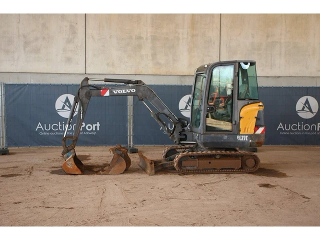 Rupsgraafmachine volvo ec27c diesel 2013 - afbeelding 1 van  1