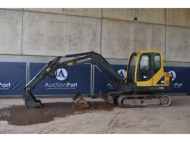 Rupsgraafmachine volvo ec55b diesel - afbeelding 1 van  1