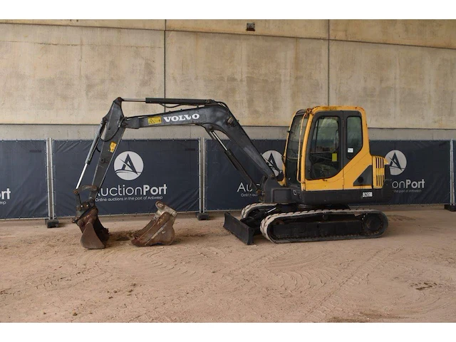 Rupsgraafmachine volvo ec55b diesel - afbeelding 1 van  1
