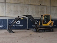 Rupsgraafmachine volvo ec55b diesel
