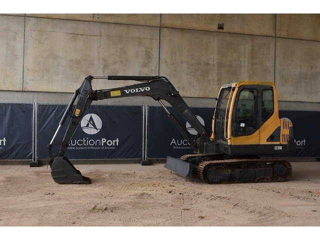 Rupsgraafmachine volvo ec55b diesel - afbeelding 1 van  1