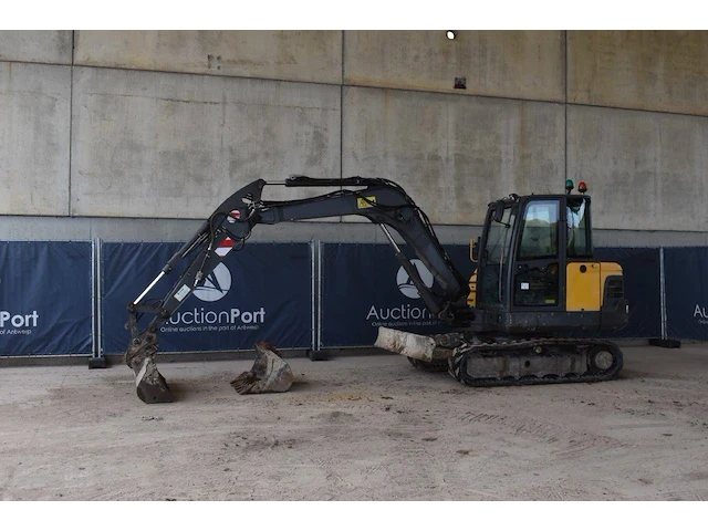 Rupsgraafmachine volvo ec55c diesel - afbeelding 1 van  1