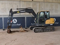 Rupsgraafmachine volvo ec80d diesel - afbeelding 1 van  1