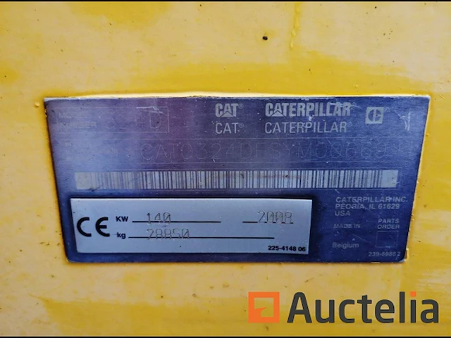 Rupsgraafmachines caterpillar 324dl - afbeelding 48 van  48