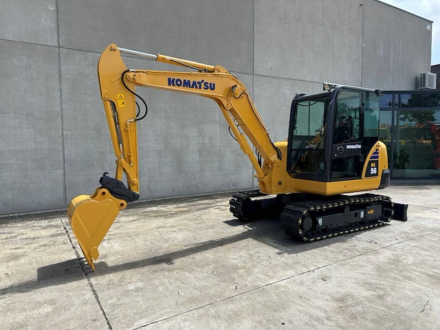 Rupsgrafmachine komatsu pc56-7 diesel 2013 - afbeelding 1 van  1