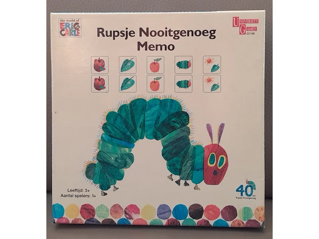 Rupsje nooit genoeg memo spel - afbeelding 1 van  3