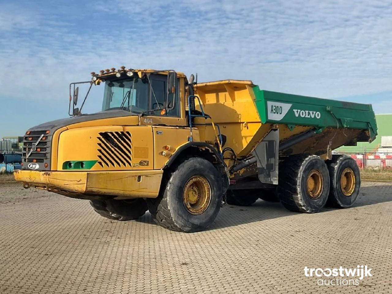 Rupskranen, dumpers, vrachtwagen, opleggers en bulk transportbanden