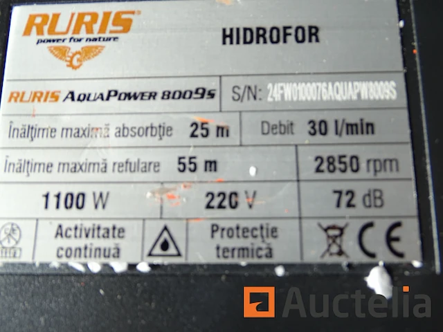 Ruris aquapower 8009s booster unit - afbeelding 9 van  12