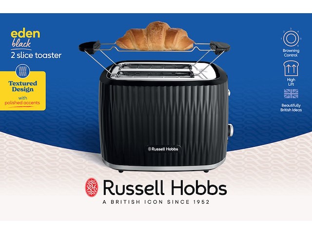 Russell hobbs - broodrooster - raspberry - afbeelding 3 van  5
