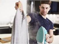 Russell hobbs 24840-56 light & easy brights aqua stoomstrijkijzer aqua/wit - afbeelding 3 van  3