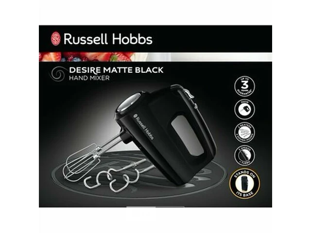 Russell hobbs desire matte black handmixer 24672-56 - afbeelding 1 van  7