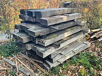 Rustieke eiken balk - afbeelding 1 van  4