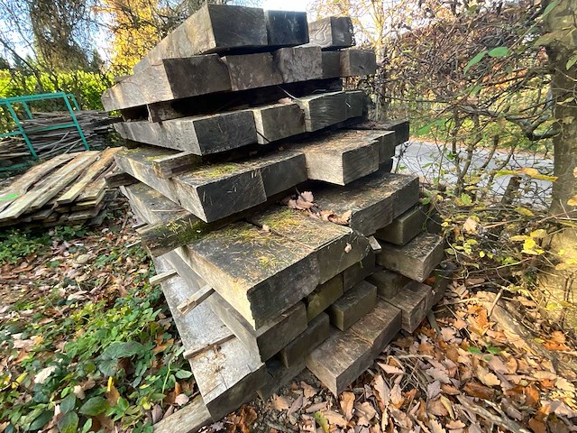 Rustieke eiken balk - afbeelding 3 van  4