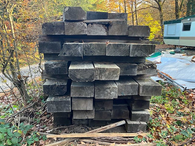 Rustieke eiken balk - afbeelding 4 van  4