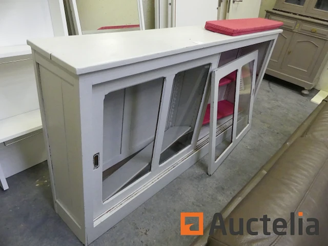 Rustieke vitrine kledingkast - afbeelding 2 van  3