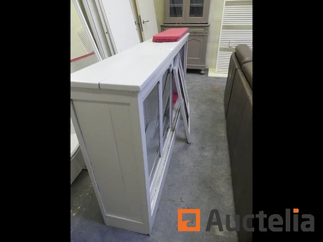 Rustieke vitrine kledingkast - afbeelding 3 van  3