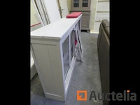 Rustieke vitrine kledingkast - afbeelding 3 van  3