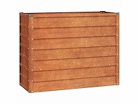 Rusty garden verhoogde bed - cortenstaal (x2) - afbeelding 3 van  6