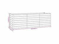 Rusty garden verhoogde bed - cortenstaal (x2) - afbeelding 9 van  9