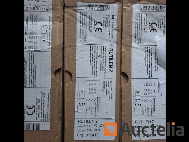 Rutilen z elektrode 20kg 3,25 mm (nummer 03-006) - afbeelding 1 van  3