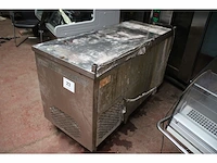 Rvs 2-deurs koelwerkbank infrico - afbeelding 5 van  8