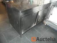 Rvs 2-deurs schuifkast en ilsa servies inhoud - afbeelding 5 van  5