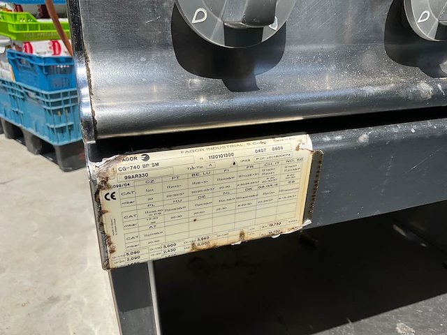 Rvs 4 bitsfornuis fagor cg-740 bp sm - afbeelding 5 van  9