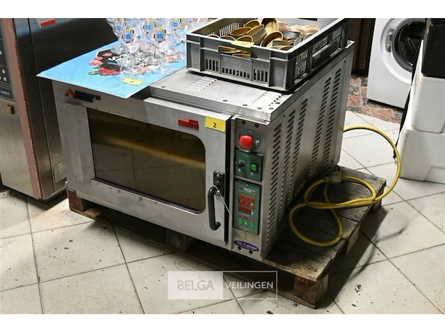 Rvs afbakoven morretti forni 380v 86x88x60 - afbeelding 1 van  4