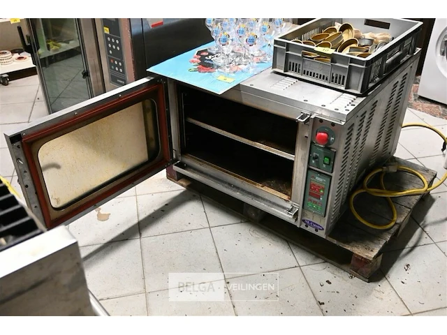 Rvs afbakoven morretti forni 380v 86x88x60 - afbeelding 4 van  4