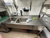 Rvs afwasmachine diamond incl spoeltafel - afbeelding 4 van  5