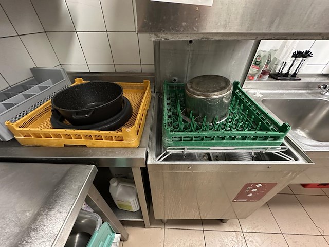 Rvs afwasmachine diamond incl spoeltafel - afbeelding 5 van  5