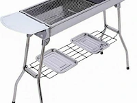 Rvs barbecue grill met draagtas - afbeelding 2 van  5