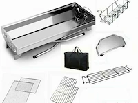 Rvs barbecue grill met draagtas - afbeelding 5 van  5