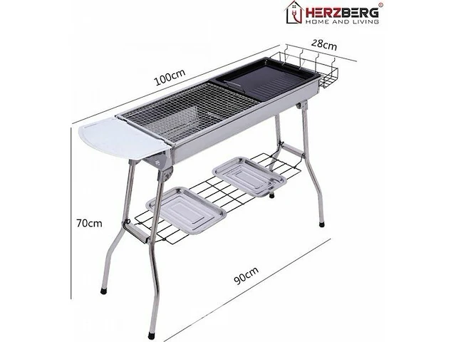 Rvs barbecue grill - afbeelding 2 van  4
