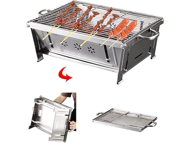 Rvs bbq opvouwbaar - afbeelding 5 van  5
