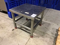 Rvs bijzettafel - afbeelding 1 van  4