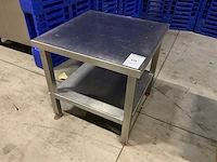 Rvs bijzettafel - afbeelding 1 van  4